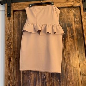 Peplum Sleeveless Dress